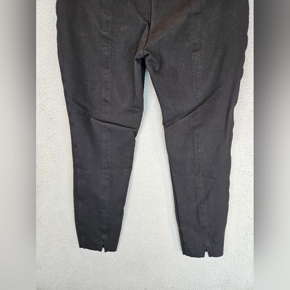 Spanx Women's Capri Pants Shapewear Sz L Black Thick Stretch Faux Pockets - Picture 6 of 13